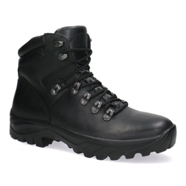 Chaussures de chasse durables, chaussures de randonnée dans les montagnes noires de Pollonus 6-0127-001 Knieja le noir le noir 1
