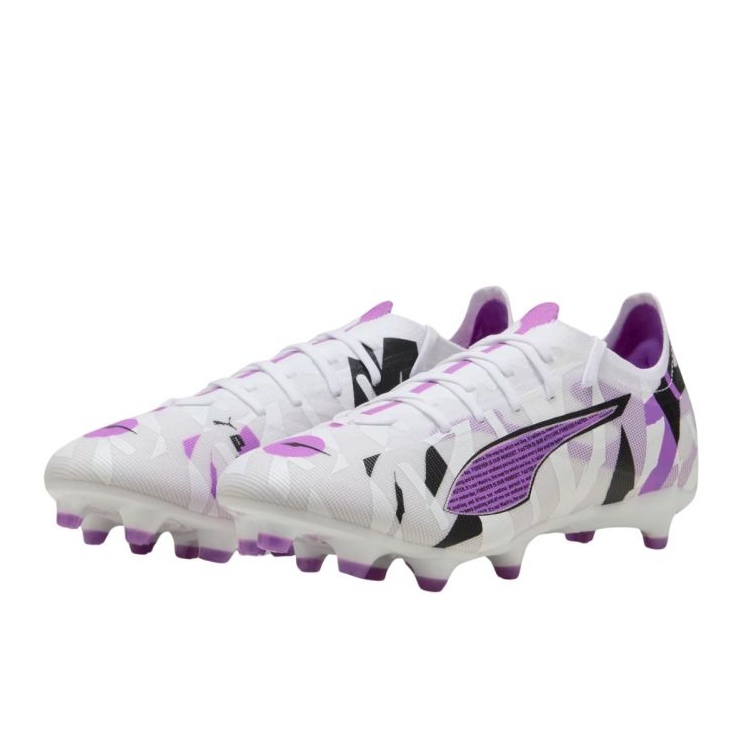Puma Ultra 5 Match Forever FG / AG 108412 01 Chaussures de football blanc 1