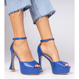 Sandales à thèmes bleus 2