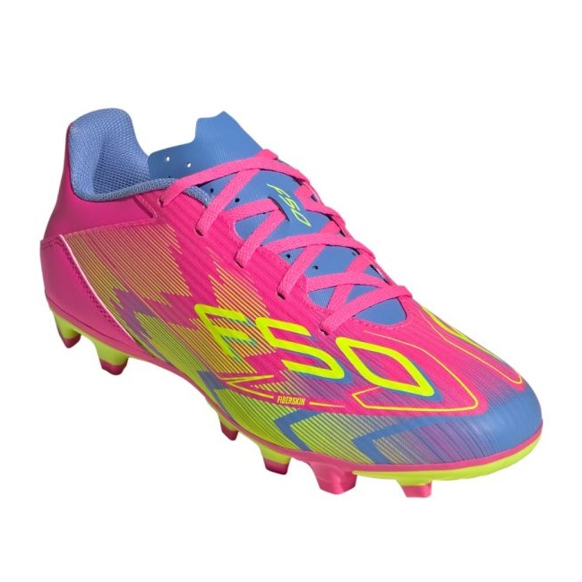 Adidas F50 Club FG / MG JH6420 Chaussures de football rose 1