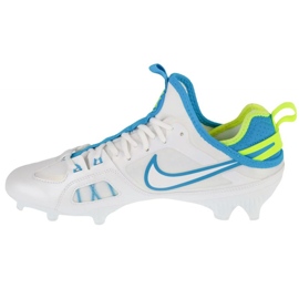 Nike Huarache 9 Varsity LAX SE FG FZ3620-100 Chaussures de football blanche 1