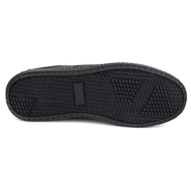 KOMODO Chaussures en cuir masculin décontractées 933/2 noir le noir 6