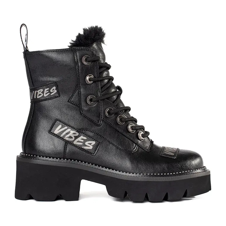 ARTIKER Bottes en cuir Vibes noir 1