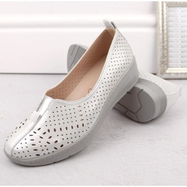 Chaussures pour un jezzi openwork Jez388b blanc blanche 6