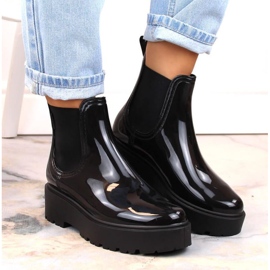 Big Star bottes en caoutchouc W INT1918A noir le noir 9
