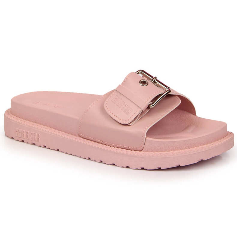 Chaussons roses Big Star sur la plateforme JJ274A308 2