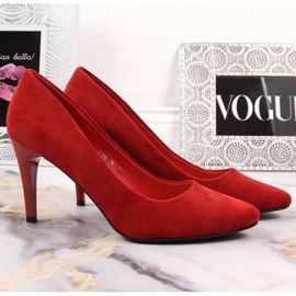 Sergio Leone W SK379K talons hauts en daim rouge 9