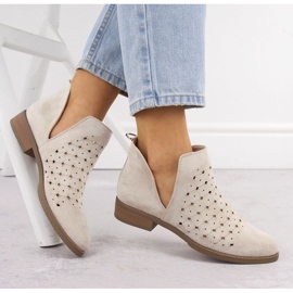 M.Daszyński Bottes ouvertes M. Daszyński San12b Beige 8