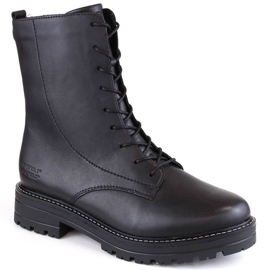 Rieker Bottes en cuir isolées confortables Remonte W RKR622 noir le noir 6