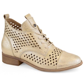 Bottines ajourées dorées Potocki W WOL205 d'or 11