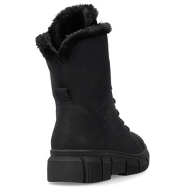 Bottes Rieker RKR743 avec fourrure le noir 13