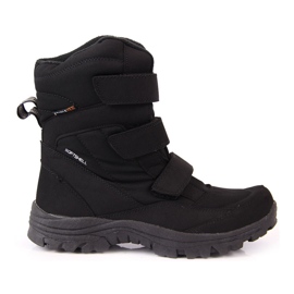Bottes de neige trekking imperméables homme American Club noires 1