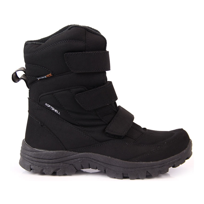 Bottes de neige trekking imperméables homme American Club noires le noir 1