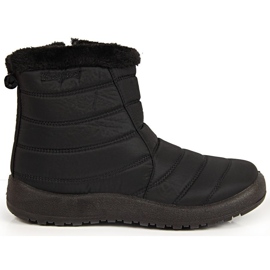 Bottes de neige zippées imperméables NEWS noires le noir 1