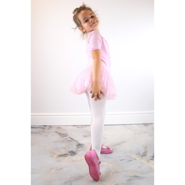 Chaussons pour filles, sandales maison scintillantes roses Nazo 2