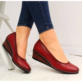 Escarpins compensés Vinceza rouges 1 Escarpins compensés Vinceza rouges 1