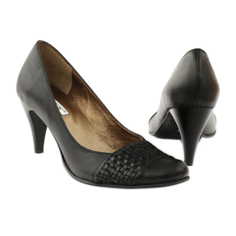 Escarpins Cuir Noir PEES 263 3