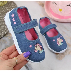 Ballerines licorne Atletico fille bleu 4
