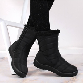 News Bottes de neige imperméables pour femmes haute isolation noir 2