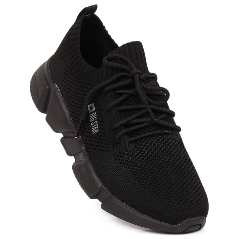 Chaussures de sport noires pour femmes Big Star JJ274269 le noir 1