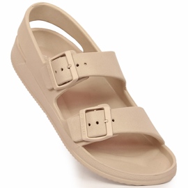 Sandales de sport en mousse beige pour femme Big Star LL274746 1