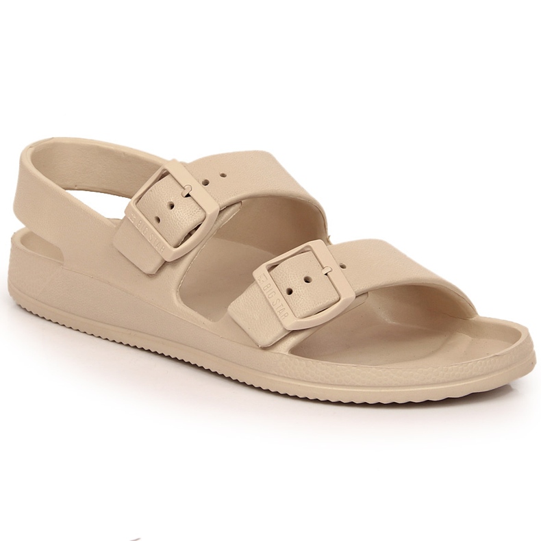 Sandales de sport en mousse beige pour femme Big Star LL274746 2