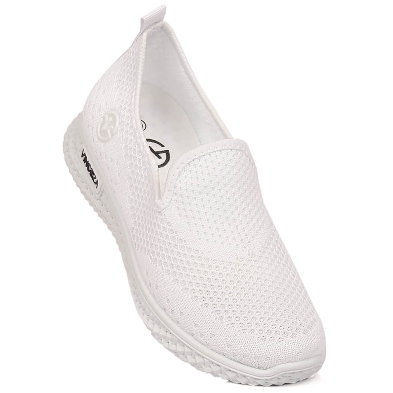 Chaussures de sport à enfiler pour femmes blanches Vinceza 34602 2 Chaussures de sport à enfiler pour femmes blanches Vinceza 34602 2