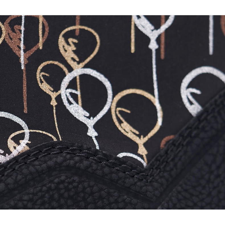 Bottines pour femmes baskets de sport avec fermeture éclair noir Rieker M4953-00 2