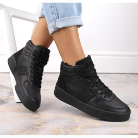 Chaussures de sport baskets noires Big Star KK274262 1