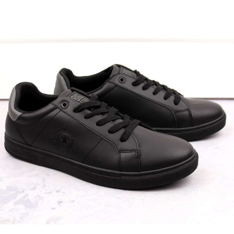 Chaussures de sport noires pour hommes Big Star NN174284 le noir 1
