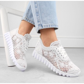 Chaussures de sport femme à lacets blanches T.Sokolski 1982 1