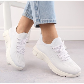 Chaussures de sport blanches pour femmes Potocki BK01303 1