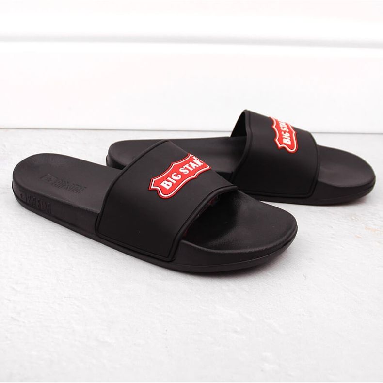 Tongs de sport noires Big Star OO274038 1