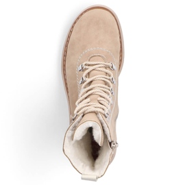 Bottes isolées pour femmes, beige, Rieker 72643-60 1