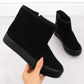 Bottes de neige femme, mukluk, noir Big Star OO274A522 1