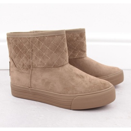 Bottes de neige mukluk femme beige Big Star OO274A524 2