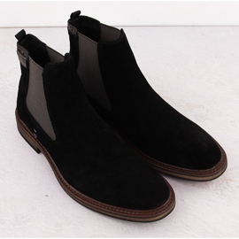 Bottines Chelsea homme en cuir noir Big Star OO174154 le noir 2