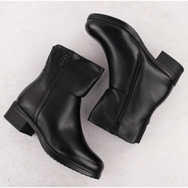 Bottines isolées noires pour femmes Filo Donna Z24-39 1
