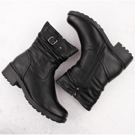Bottines confortables isolées noires Unisoft pour femmes le noir 3