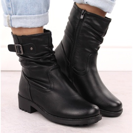 Bottines confortables isolées noires Unisoft pour femmes le noir 6