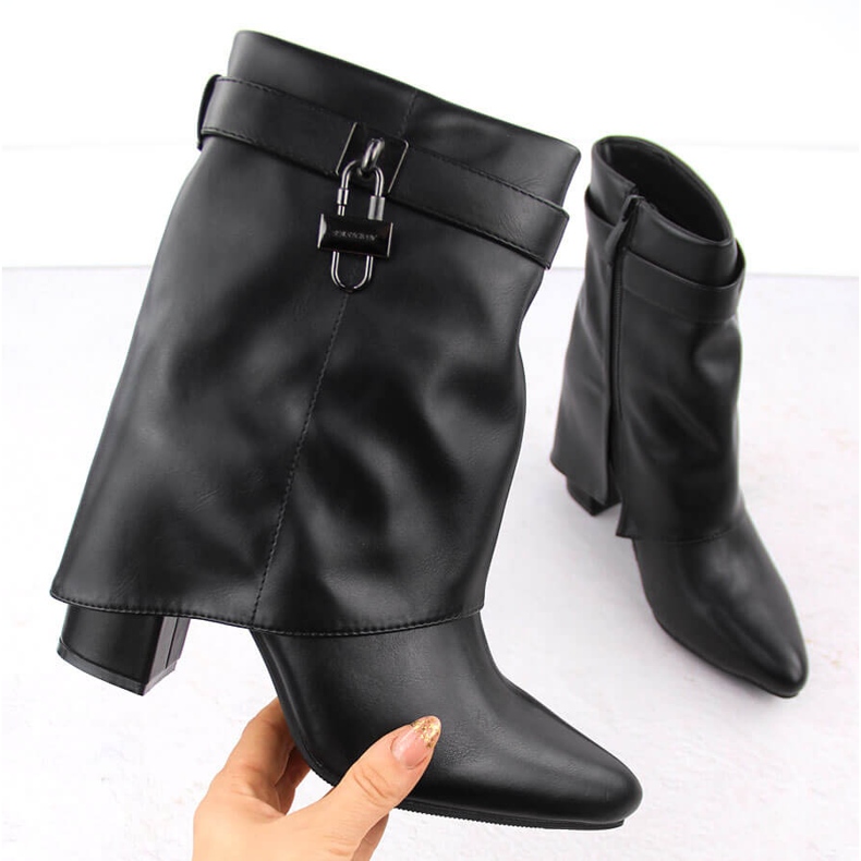 Bottines femme, noires, Vinceza 16468 le noir 1 Bottines femme, noires, Vinceza 16468 le noir 1