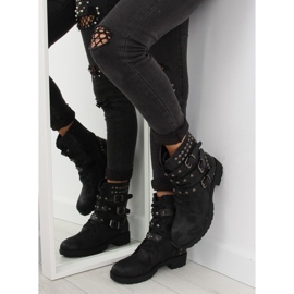 Bottes noires noires FC-H123 1