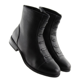 Bottes femme isolées noires F7091-1BLACK 2