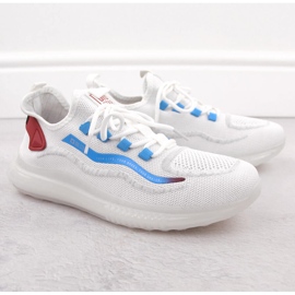 Chaussures de sport blanches pour hommes Big Star NN174451 1