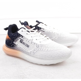 Big and Black Men's Sports Shoes Big Star NN174474 blanc 1