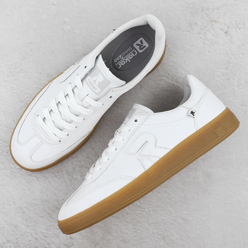 Chaussures en cuir White's White Rieker W2200 Sneakers blanc 2