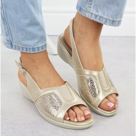 Sandales féminines pour confortable unisoft 8876 beige confortable 6