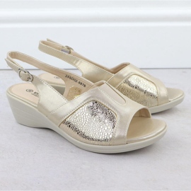 Sandales féminines pour confortable unisoft 8876 beige confortable 2