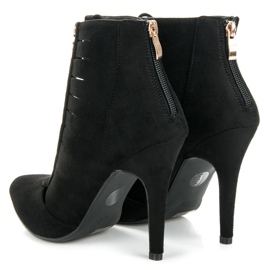 Cm Paris Bottines ajourées le noir 4
