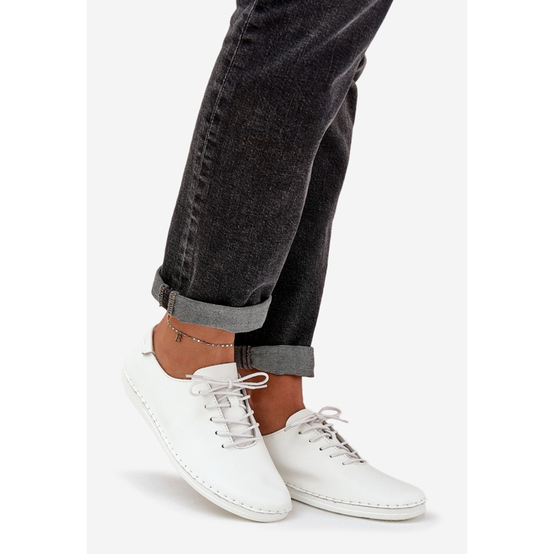 S.Barski Les lembres LRADED LR51-645 Chaussures en cuir blanc blanche 1 S.Barski Les lembres LRADED LR51-645 Chaussures en cuir blanc blanche 1